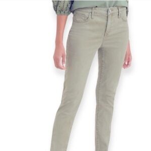 Chicos High‎ Rise Straight Leg Ankle Jeans In Sage Leaf Size 2 NWT